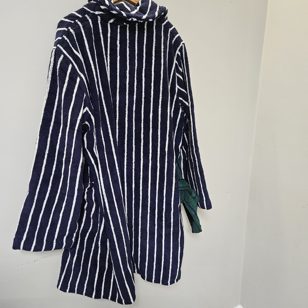 Bed Head Striped Hooded Bathrobe Men Size XL - Picture 16 of 16